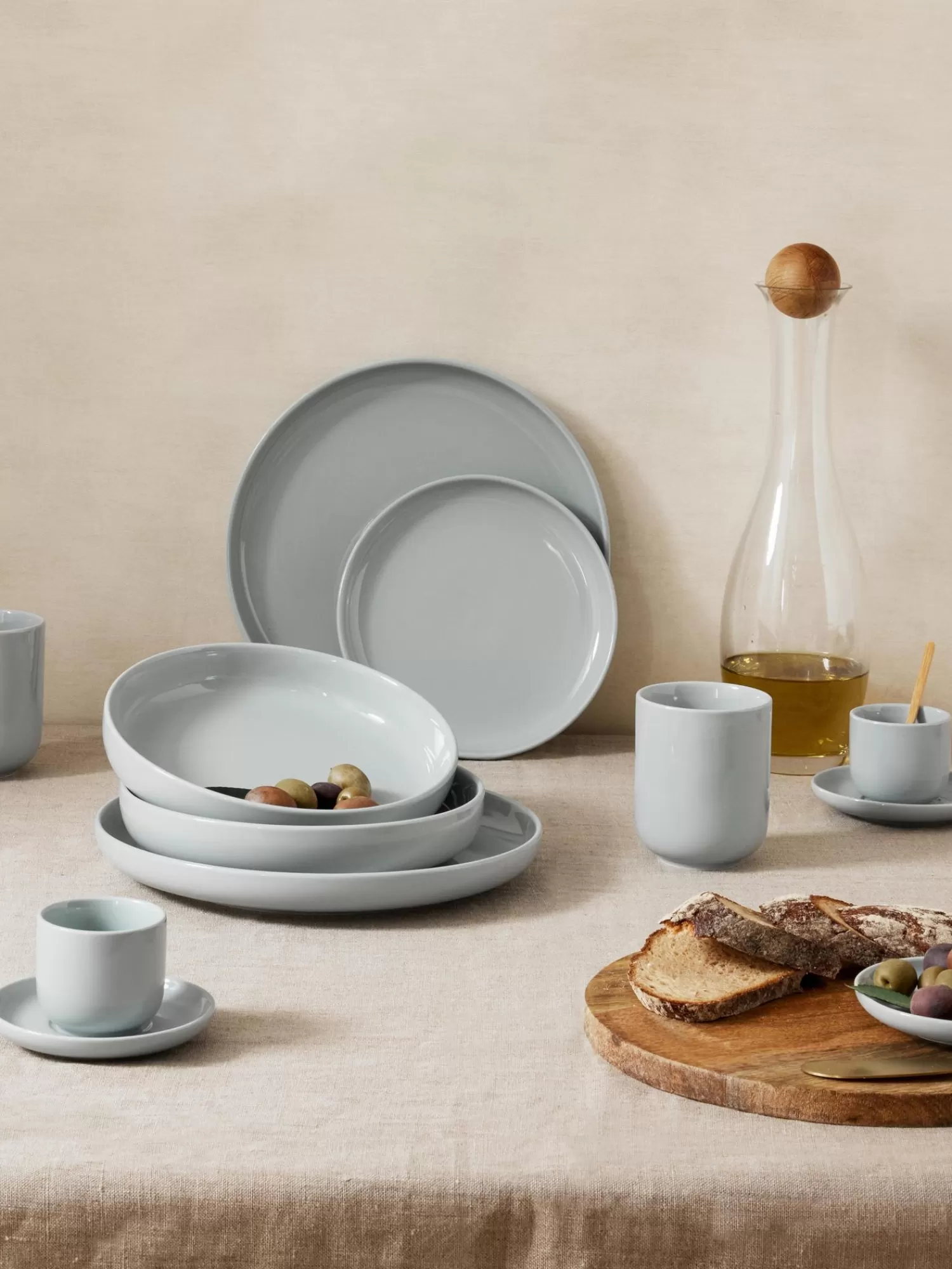 * Servies Collecties>Porselein Pastabord Nessa, 4 Stuks