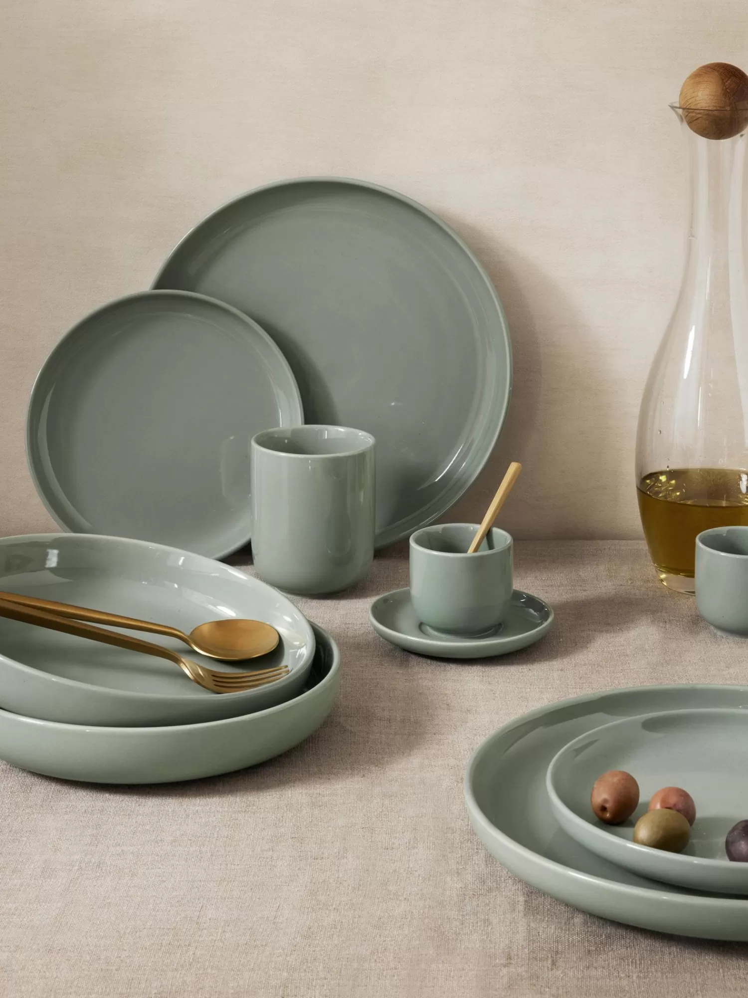 * Servies Collecties>Porselein Pastabord Nessa, 4 Stuks