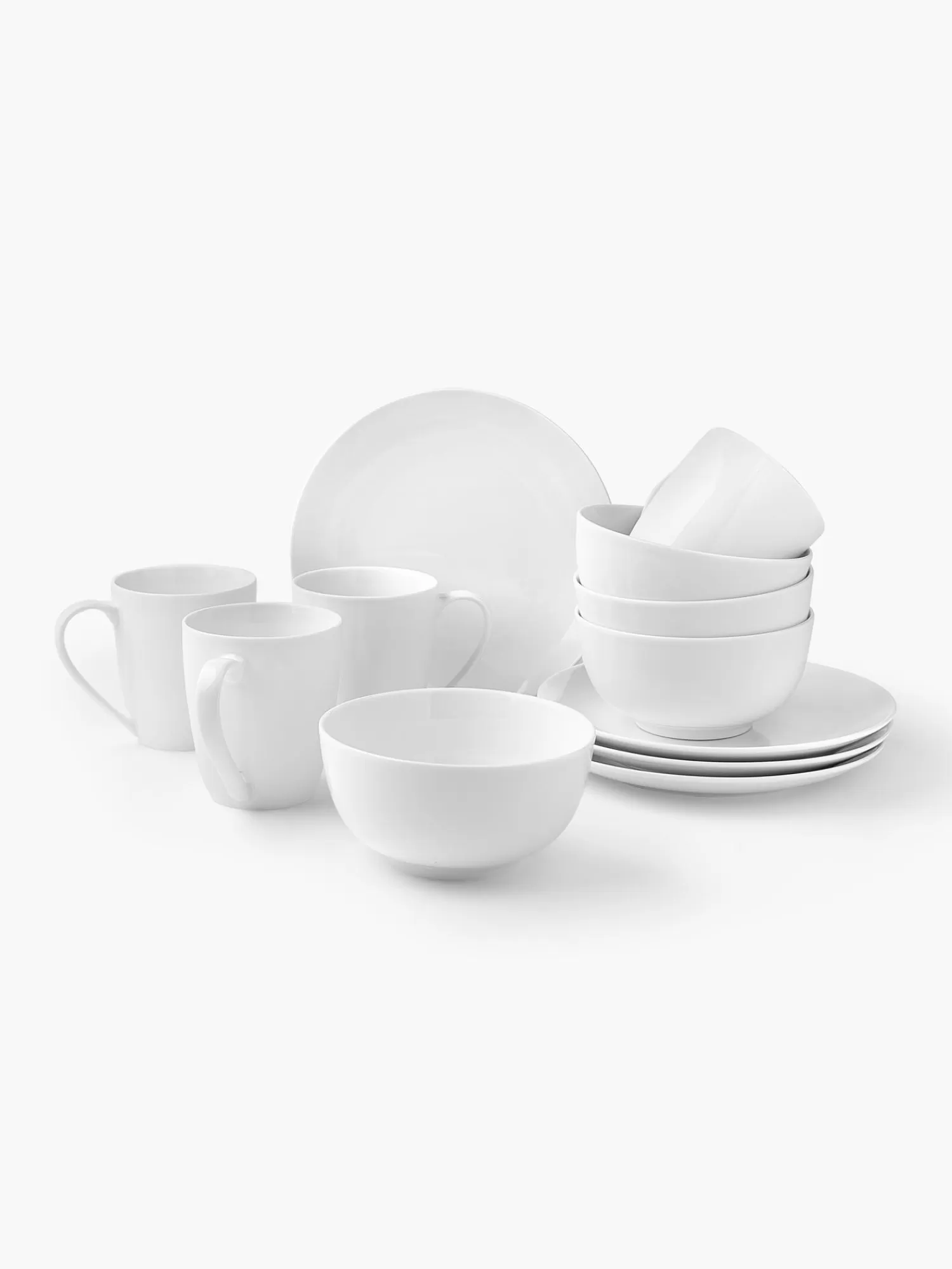 * Servies Collecties>Porseleinen Ontbijtset Delight Classic, Set Van 12