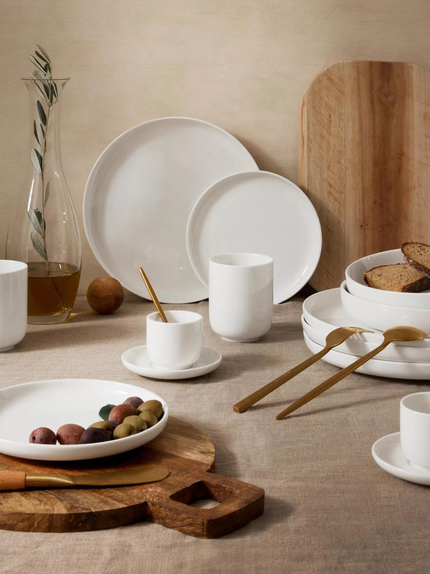 * Servies Collecties>Porseleinen Serviesset Nessa, 4 Personen (12-Delig)