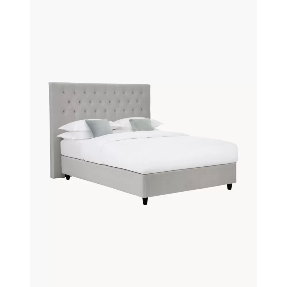 * Premium Fluwelen Boxspringbed Phoebe- Bedden