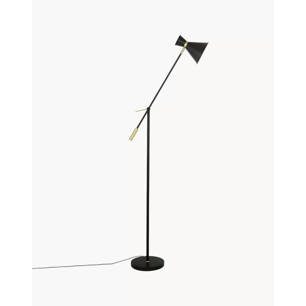 * Retro Leeslamp Audrey Van Metaal- Staande Lampen