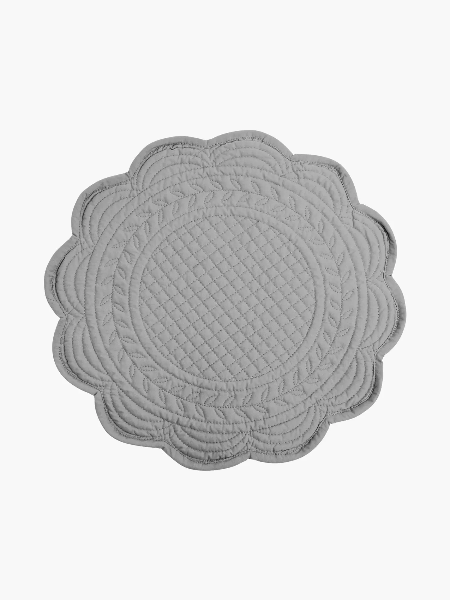 Cote Table Placemats>Ronde Placemats Boutis, 2 Stuks