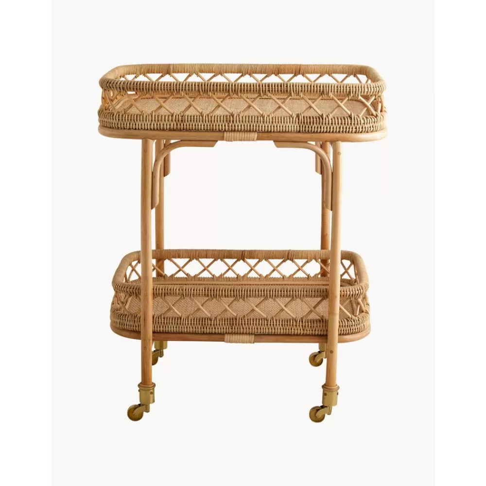 Nordal Rotan Trolley Liri- Bar Carts