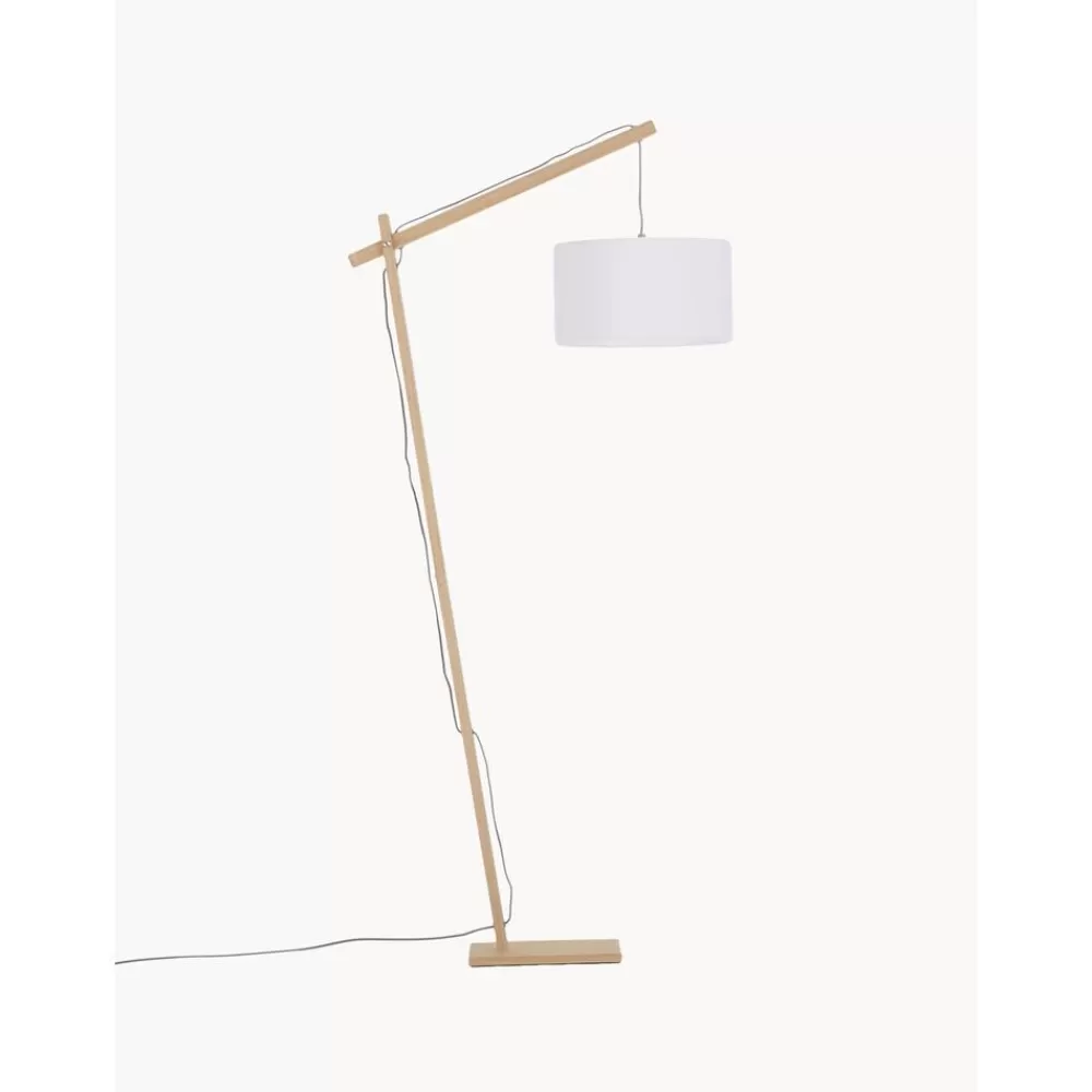 * Scandi Leeslamp Woody- Staande Lampen