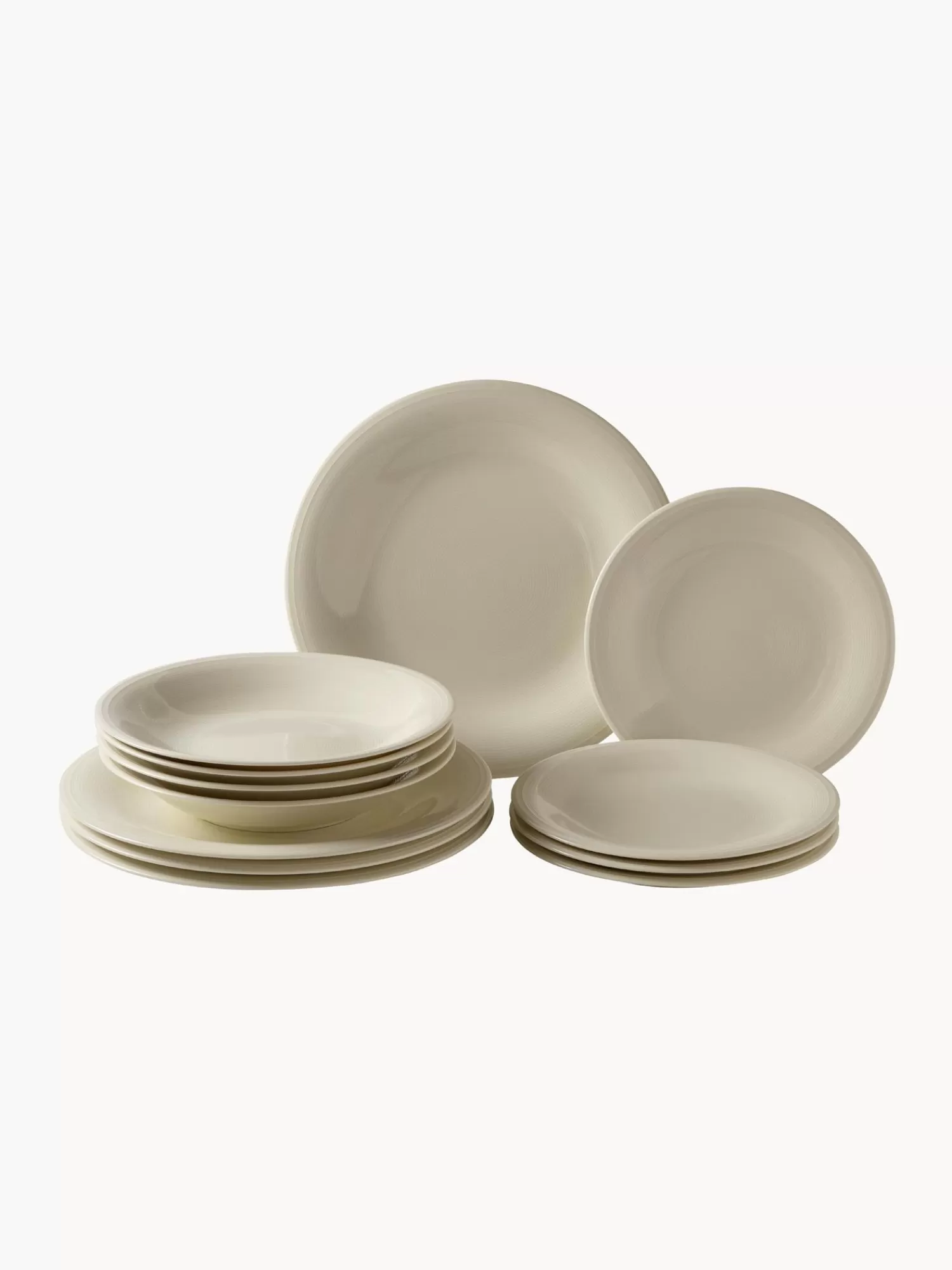 Villeroy & Boch Serviessets>Serviesset Loop, 4 Personen (Set Van 12)