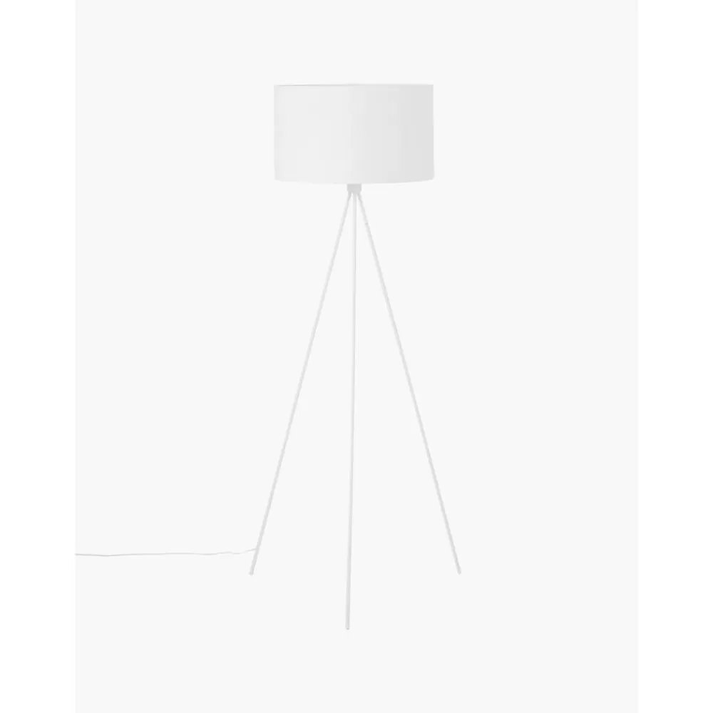 * Tripod Vloerlamp Cella Met Stoffen Lampenkap- Staande Lampen