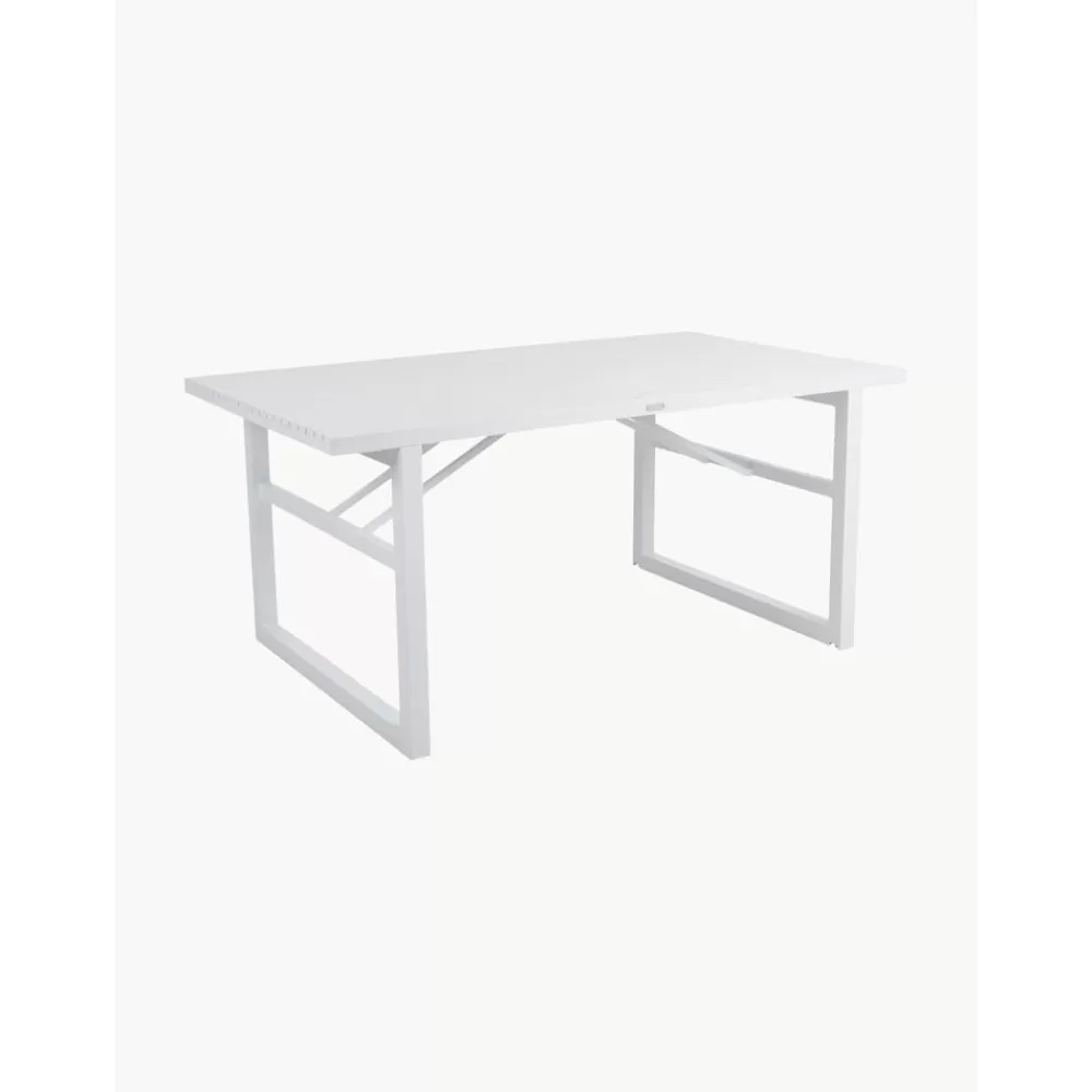 Brafab Tuintafel Vevi In Wit, 160 X 90 Cm- Tuinmeubels