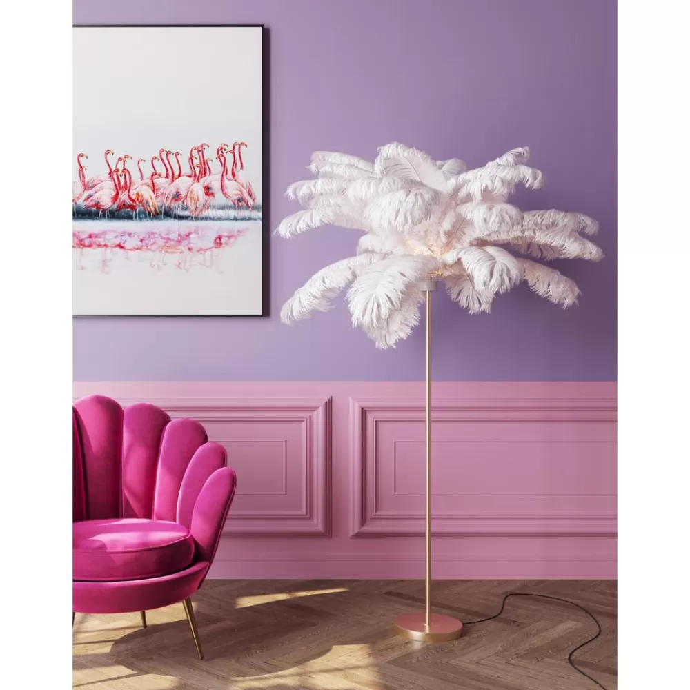 Kare Design Vloerlamp Feather Palm- Staande Lampen