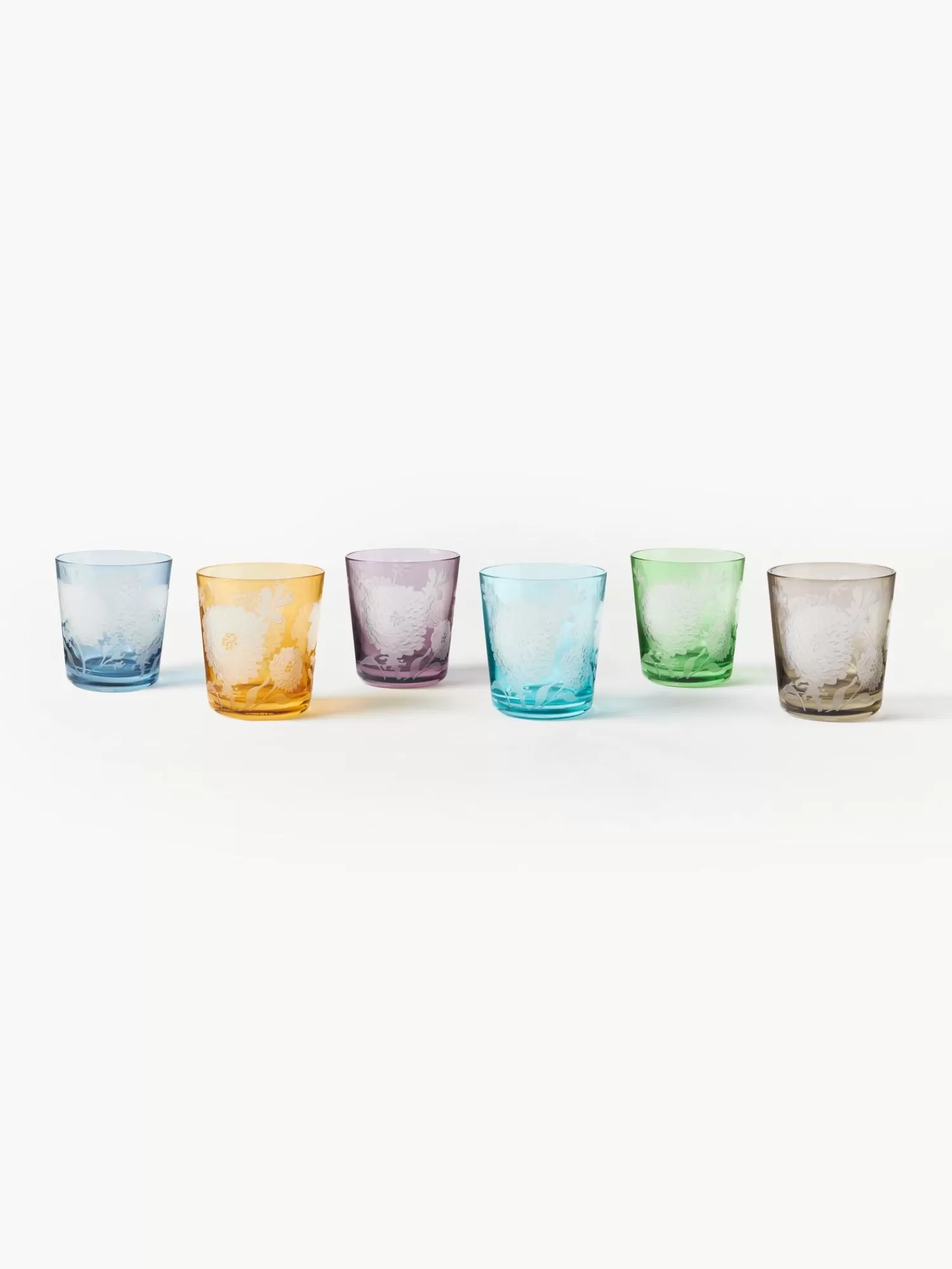 Pols Potten Waterglazen>Waterglazenset Peony, Set Van 6