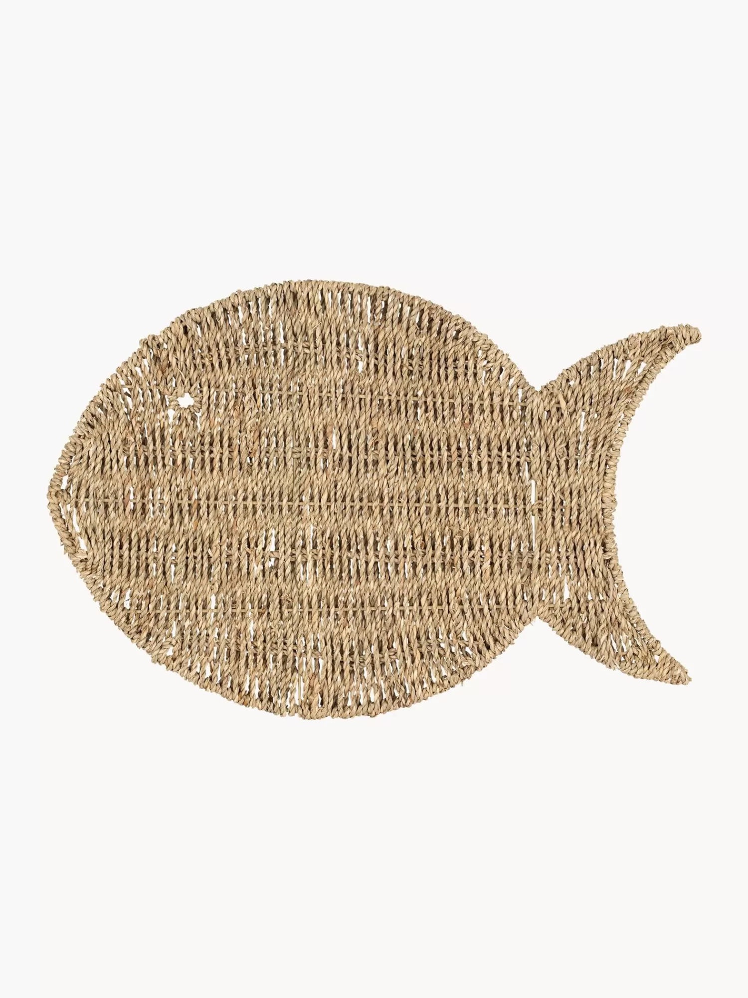 Cote Table Placemats>Zeegras Placemat Fish In Visvorm