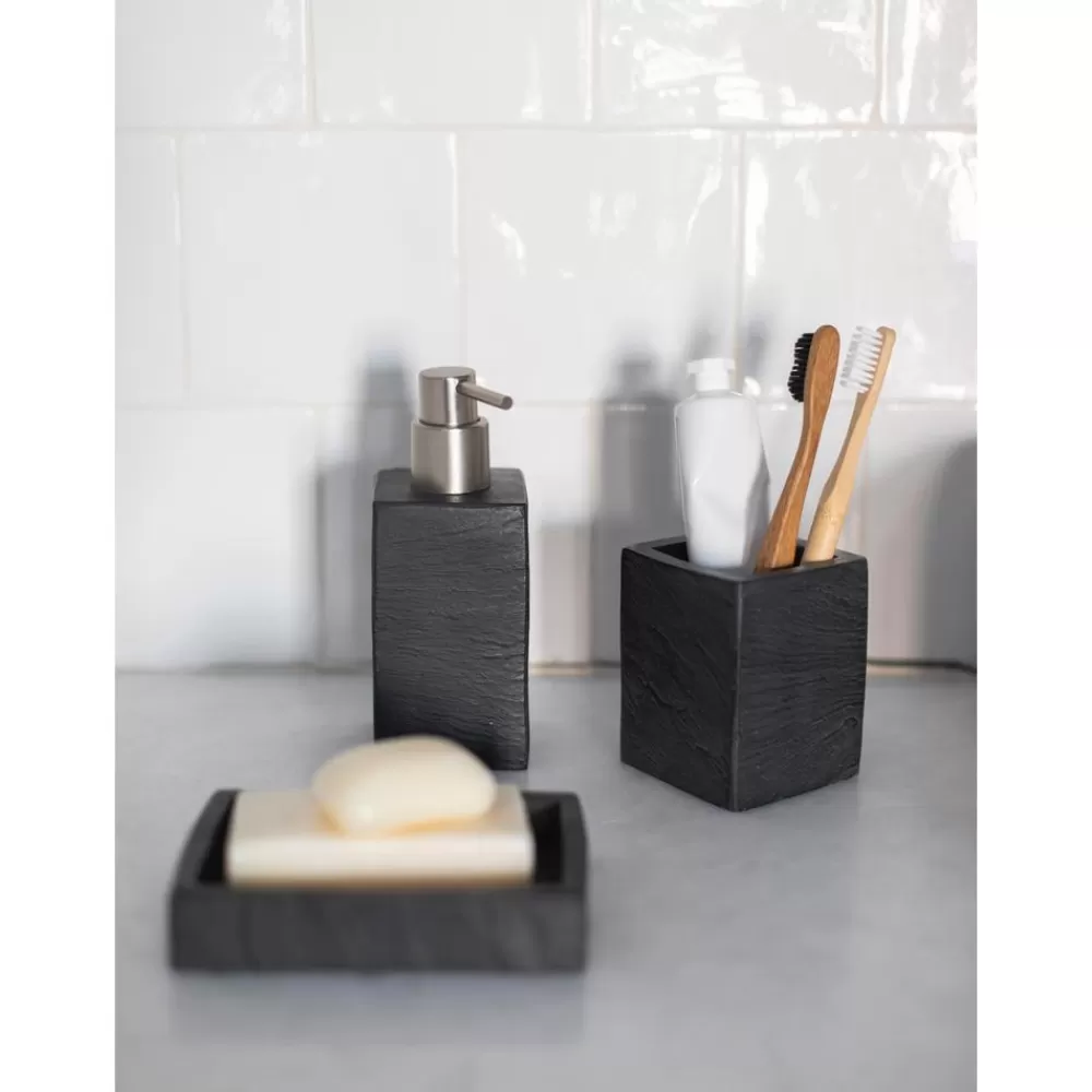 Andrea House Zeepdispenser Slate In Leisteenlook- Zeepdispensers & &Bakjes