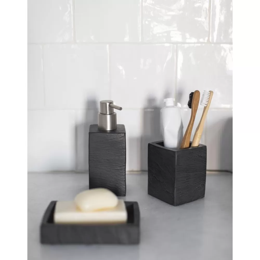 Andrea House Zeepschaal Slate In Leisteenlook- Zeepdispensers & &Bakjes